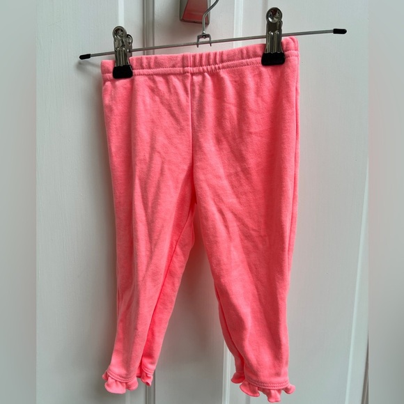 Carter's Other - Simple Joys by Carter’s 12M Neon Pink Stretchy Girls Leggings Pants
